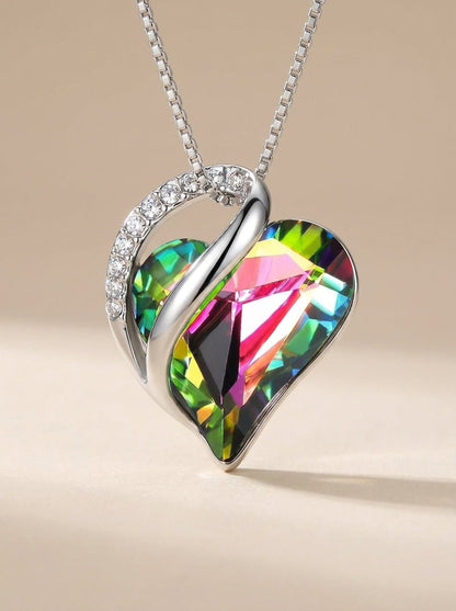 The "Geometric Soul" 925 Sterling Silver Heart - Myglova