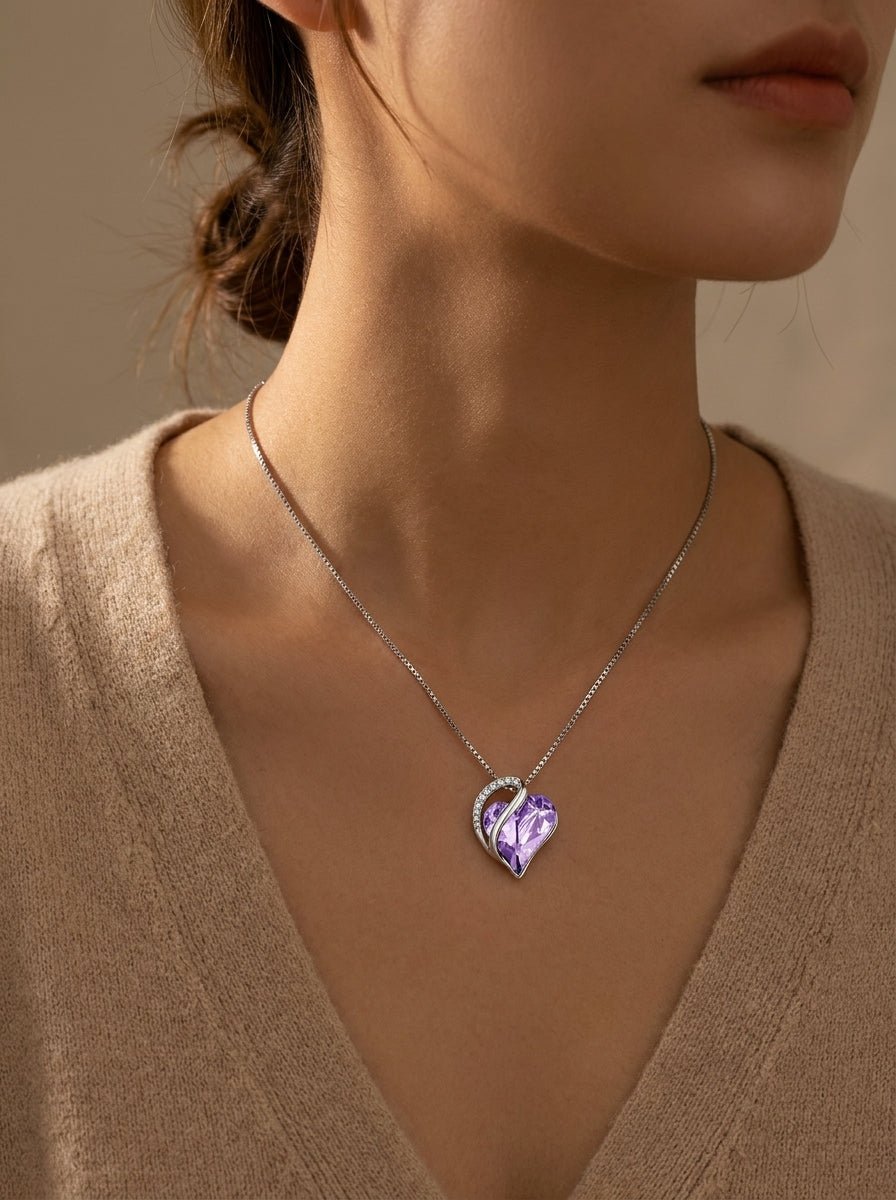 The "Geometric Soul" 925 Sterling Silver Heart - Myglova