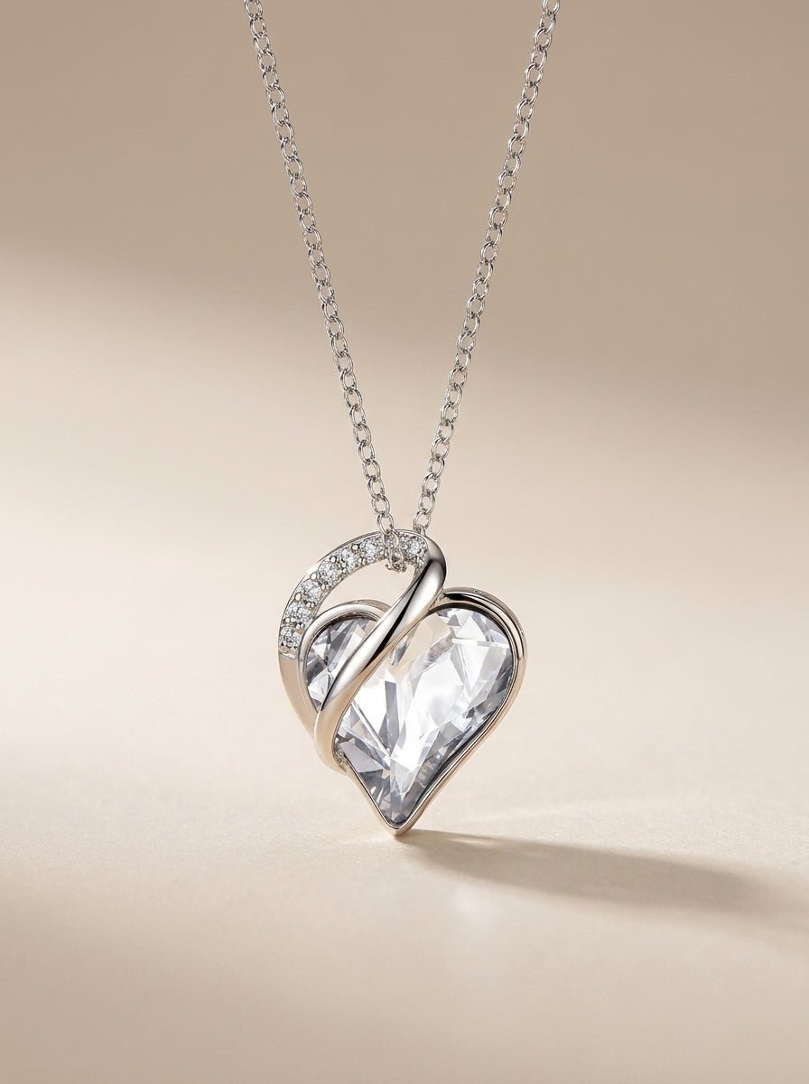 The "Geometric Soul" 925 Sterling Silver Heart - Myglova