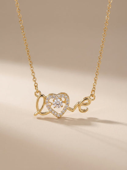 The "Modern Muse" Titanium Script Necklace - Myglova