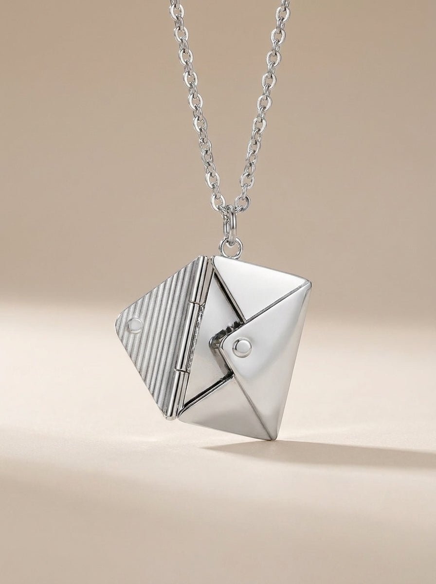 The "Secret Sentiments" Titanium Envelope Locket - Myglova