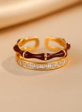 Verdant Bloom Open Ring - Myglova